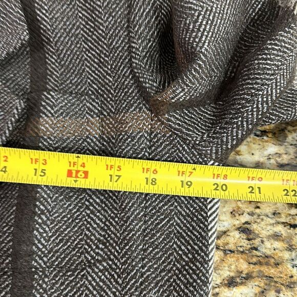 Kasper For A.S.L. Vintage Wool Blend Plaid Single Breasted Blazer Size 10 - Picture 9 of 11